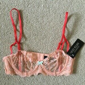 Heidi Klum lingerie odette Underwire Bra peach